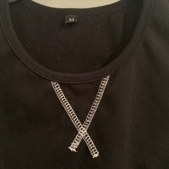 Adam selman designer crop workout streetwear top - medium - Picture 6 of 9